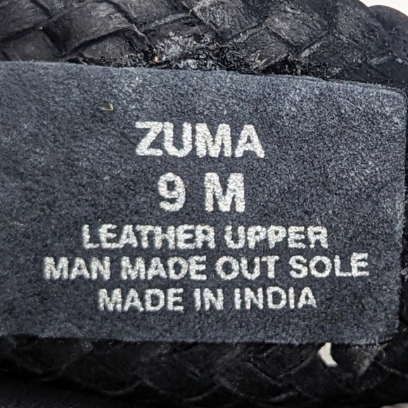 Coconuts by Matisse Zuma NWOT woven leather slides flats sandals size 9 - Picture 7 of 7